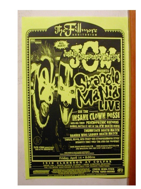 Insane Clown Posse Handbill ICP Poster  