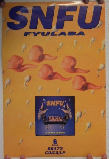 SNFU Poster 2 sided FYULABA | eBay